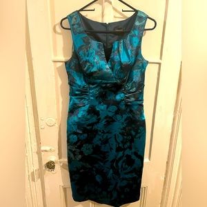 Blue cocktail dress
